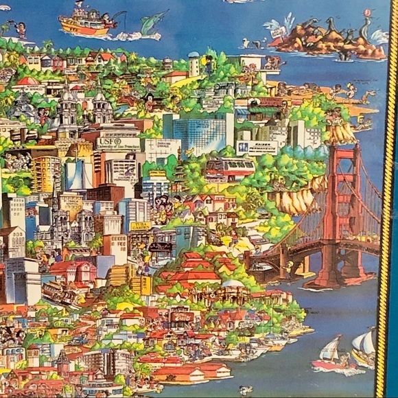 NIB City of San Francisco 1988 Jigsaw Puzzle - Picture 4 of 8